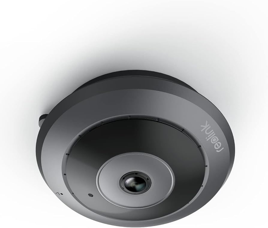 FE-W - 6 MP 360° Panoramik İç Ortam WiFi Fisheye Kamera (Çift yönlü ses&Dahili Siren)