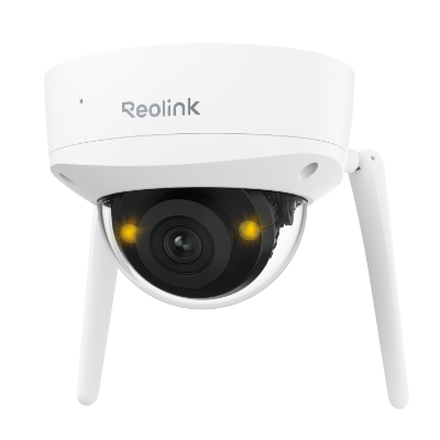 W337 - 4K 8MP Gece Renkli Görüşlü Wi-Fi6 IK10 Vandal Proof Dome Kamera