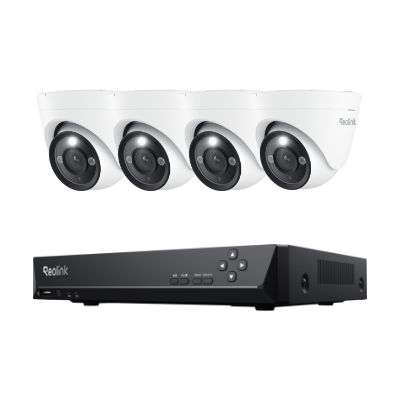 RLK8-833D4-A - 4K UHD Gece Renkli Görüşlü 3xZoom Dome Kamera Seti