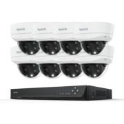 RLK16-843V8 - 4K 8 MP IK10 Vandal 5xZoom Dome Kamera Seti