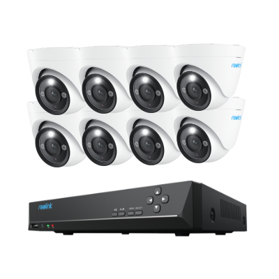 RLK16-833D8-A - 4K UHD Gece Renkli Görüşlü 3xZoom Dome Kamera Seti