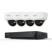 RLK8-800V4 - 4K 8MP IK10 PoE Dome Kamera Seti