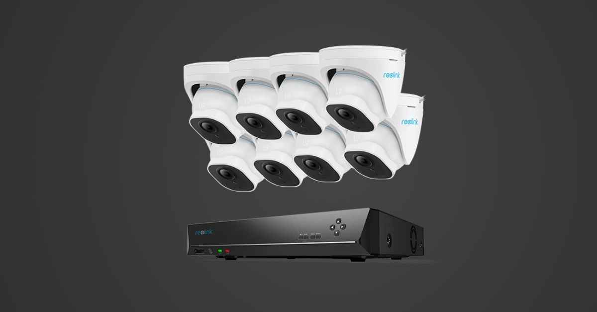 RLK16-820D8-A - 4K UHD PoE Dome Kamera Seti