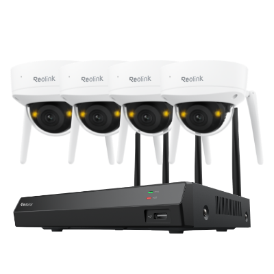 RLK12-800WV4 - 4K UHD IK10 Vandal-Proof Dome Wi-Fi Kamera Seti