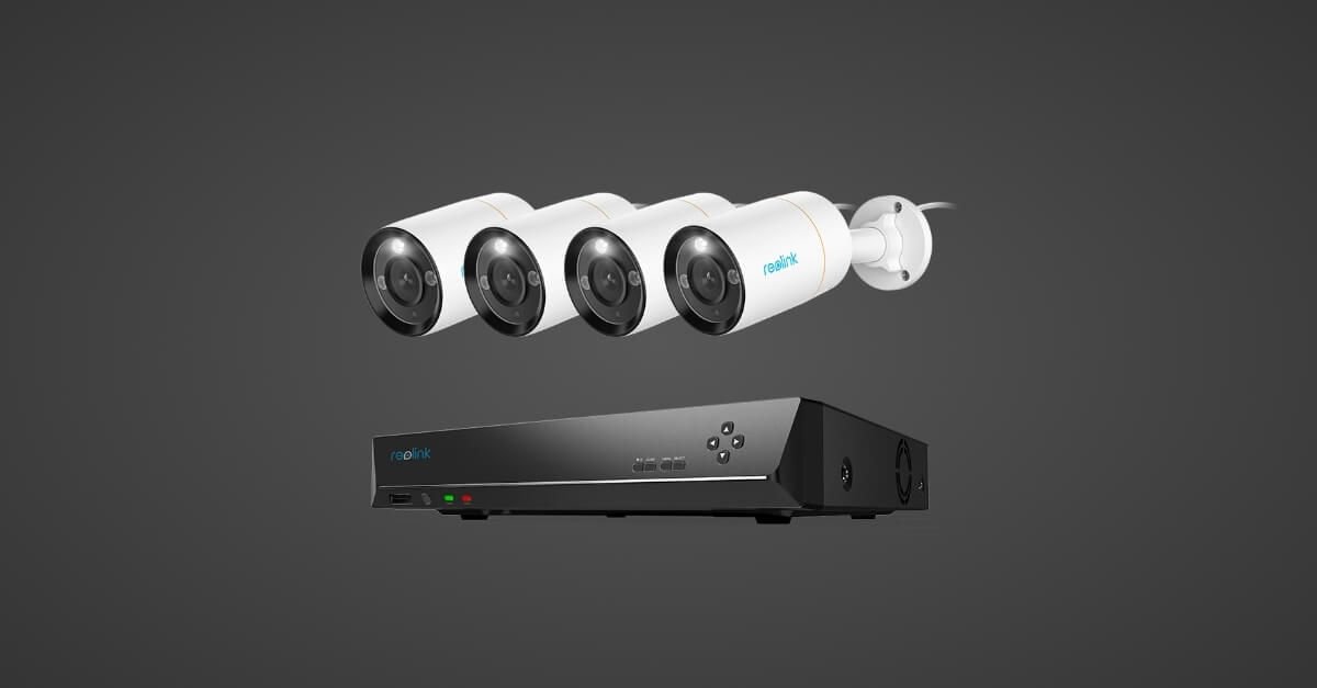 RLK8-1200B4-A - 12MP IK10 Spot Işıklı Gece Görüşlü PoE Bullet Kamera Seti