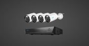 RLK8-1200B4-A - 12MP IK10 Spot Işıklı Gece Görüşlü PoE Bullet Kamera Seti