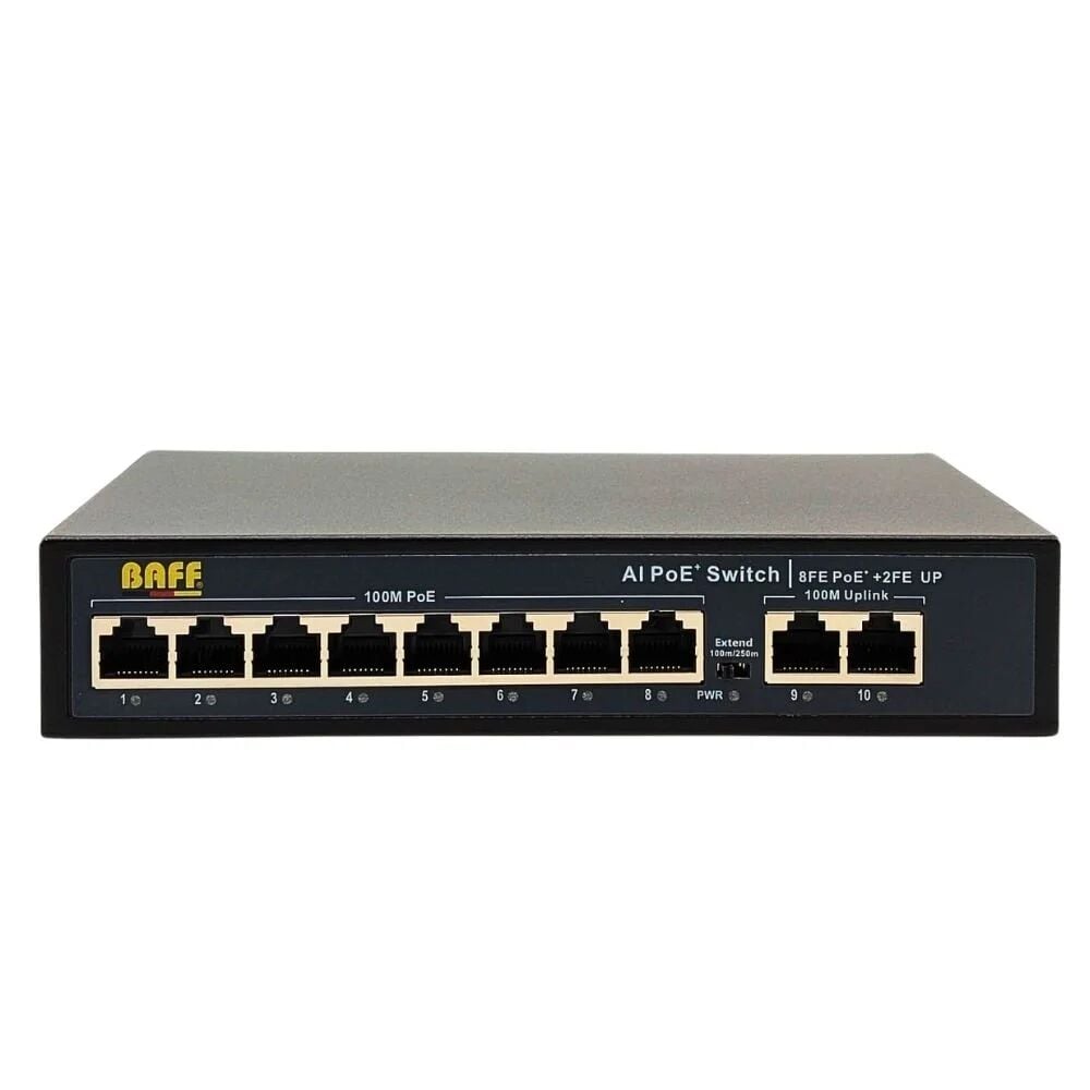POE-082 8 PORT 10/100 POE SWITCH