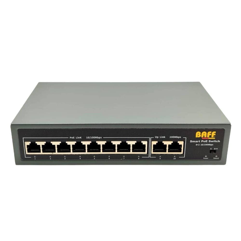 POE-2082 8 PORT 10/100 POE SWITCH