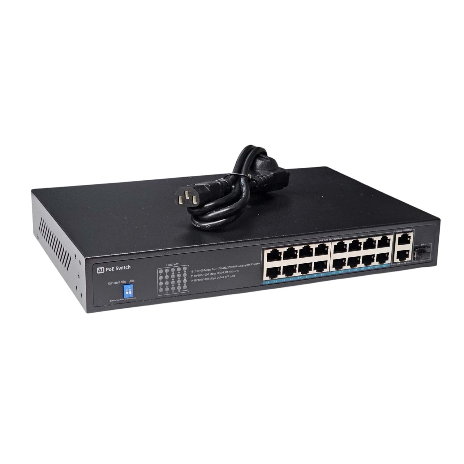 P1602G 16+2 Gbps POE SWITCH