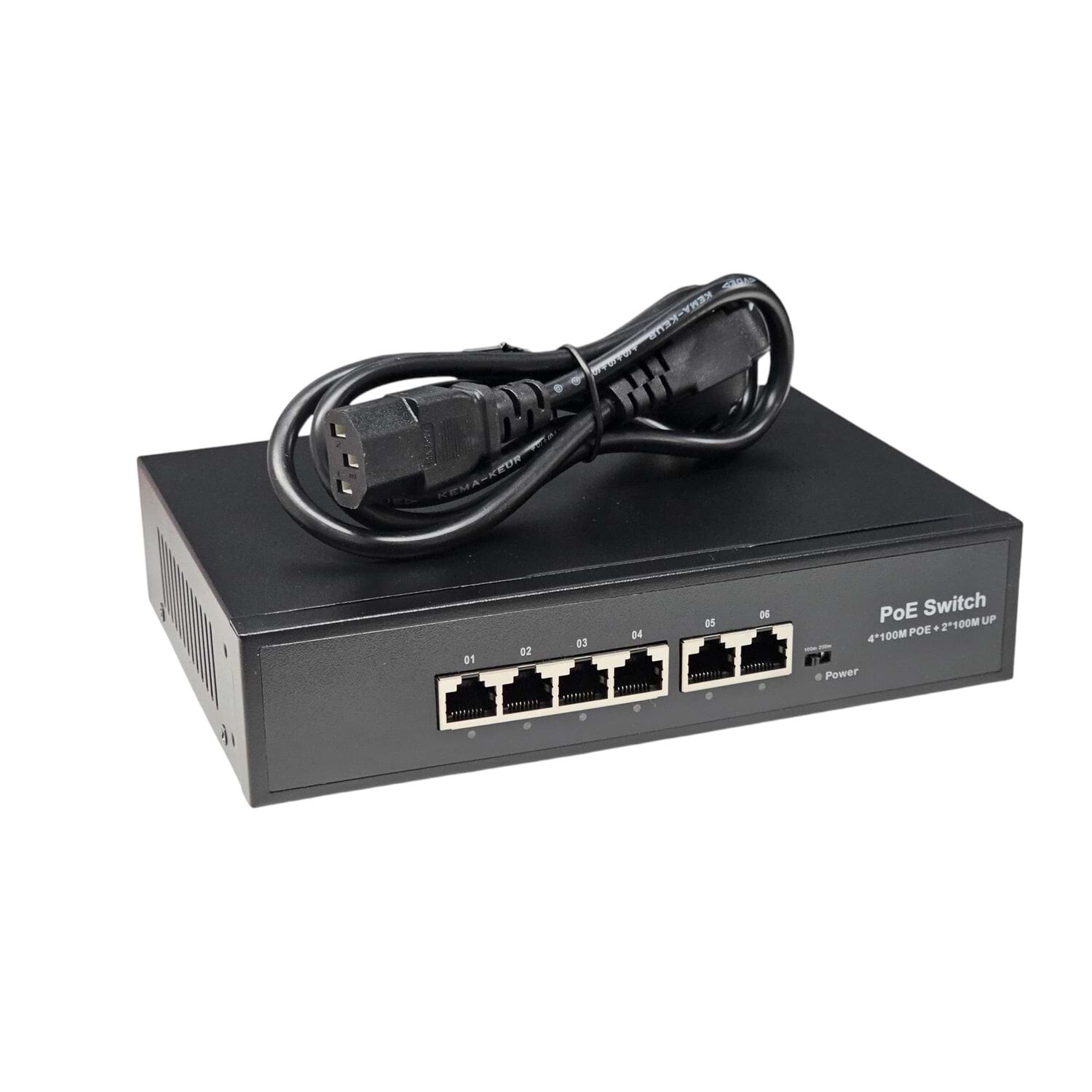 P0402F 4+2 Mbps POE SWITCH