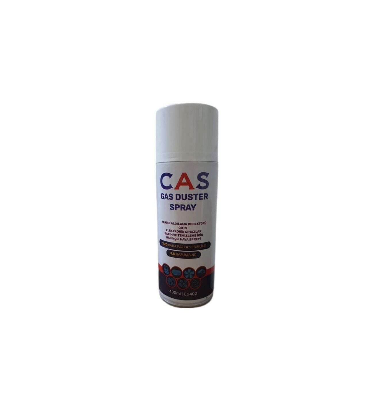 CAS YÜKSEK BASINÇLI DEDEKTÖR TEMİZLEME (HAVA) SPREYİ ( 400 ML )