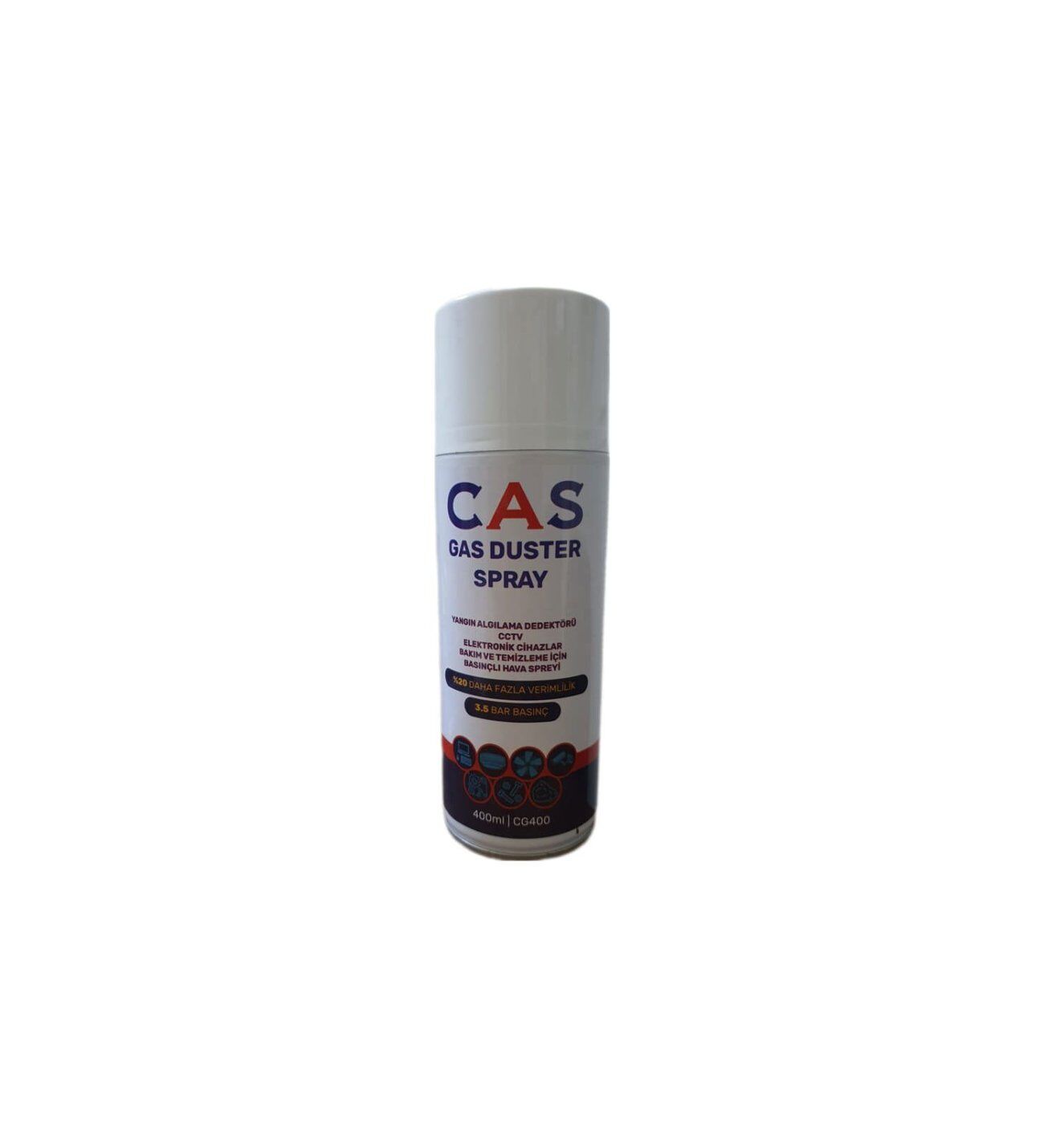 CAS YÜKSEK BASINÇLI DEDEKTÖR TEMİZLEME (HAVA) SPREYİ ( 400 ML )