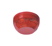 TEKNİM TFS-3192R KONVANSİYONEL FLAŞÖRLÜ YANGIN ALARM SİRENİ. KIRMIZI
