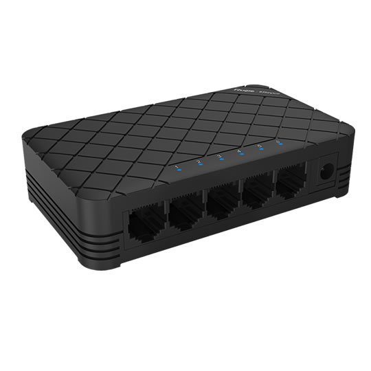 RG-ES05G 5-Port Gigabit Yönetilemez Switch, 5 Gigabit RJ45 Port, Plastik Kasa