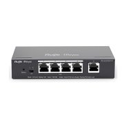 RG-ES205GC-P 5-Port Gigabit Smart POE Switch, 4 POE/POE+ Port, 54W POE Kapasitesi, Masaüstü, Çelik Kasa