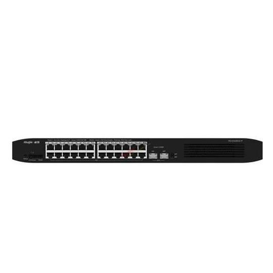 RG-ES226GC-P 24-Port Gigabit Smart POE Switch, 24 Gigabit RJ45 POE/POE+ Port, 2 SFP Port, 370W POE Kapasitesi, 19-inch Kabinet Tipi, Çelik Kasa