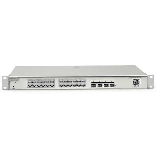 RG-NBS5200-24GT4XS 24-Port Gigabit L2+ Yönetilebilir Switch, 24 Gigabit RJ45 Port, 4*10G SFP+ Port, 19-inch Kabinet Tipi, Çelik Kasa, Static Routing
