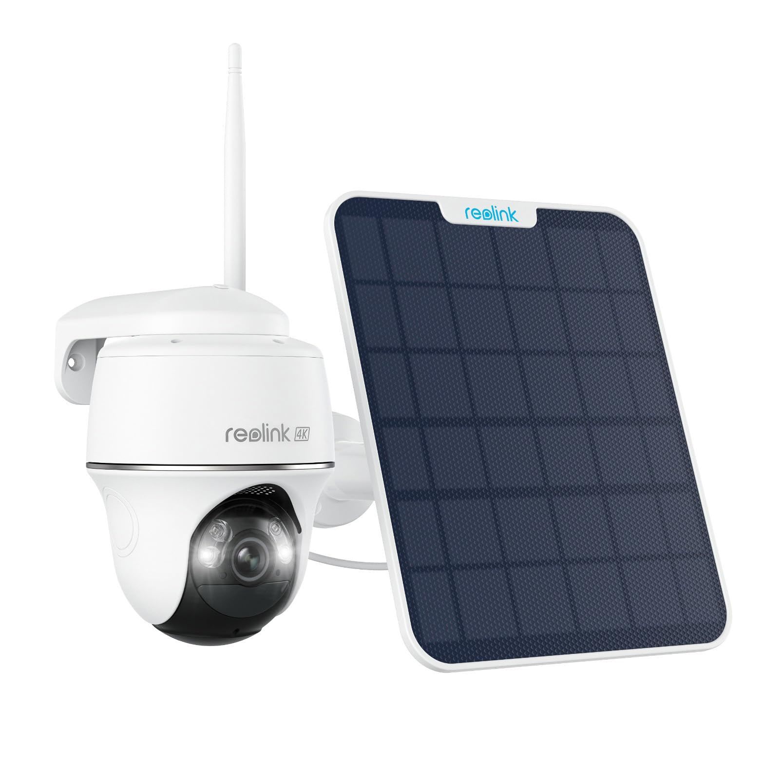 Argus PT Ultra - 4K 8MP Spot Işıklı Kablosuz Güneş Enerjisi/Pilli PT Kamera