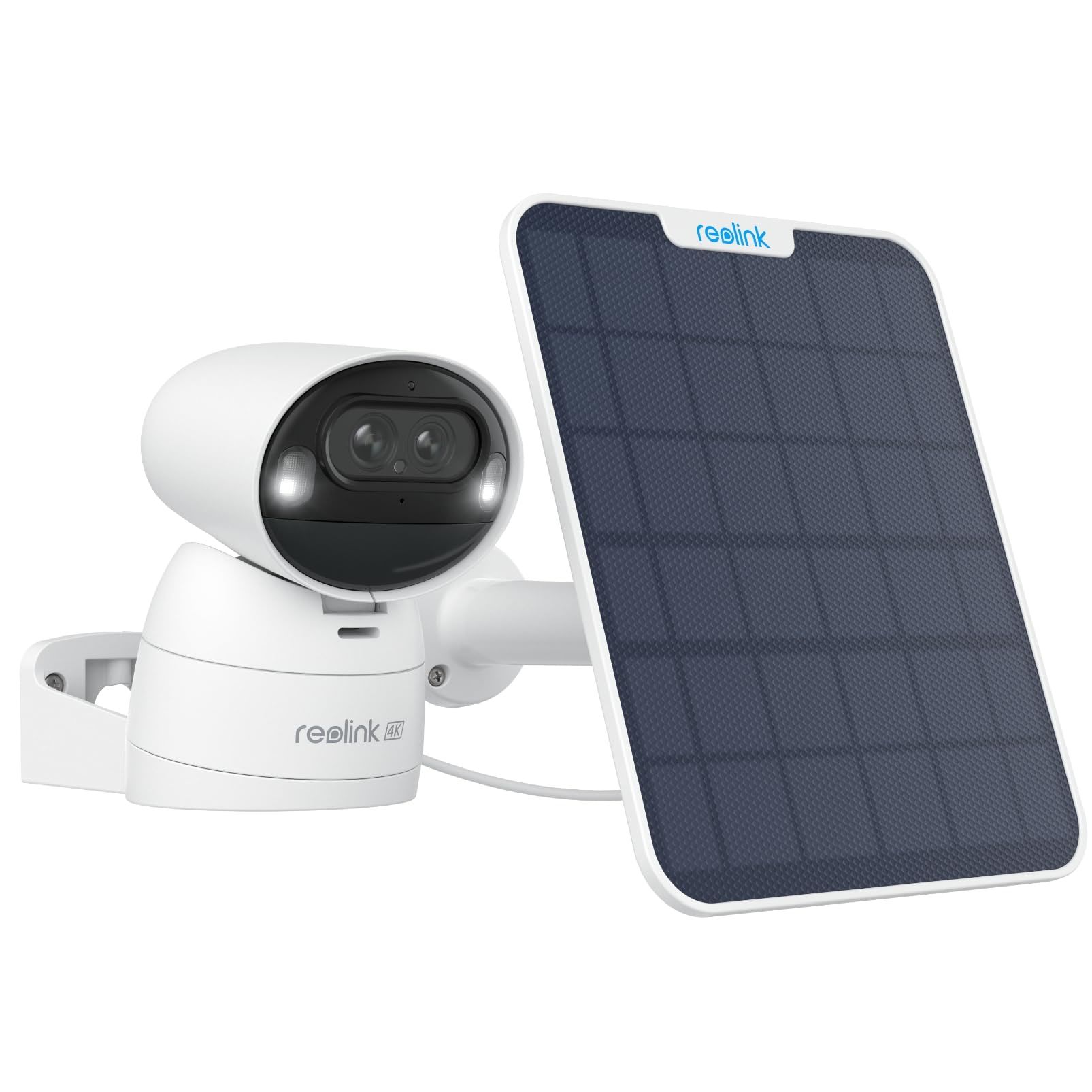 Argus Track - 4K 8MP Otomatik Yakınlaştırma Takibine Sahip Çift Lensli Wi-Fi Güneş Enerjili/Pilli Kamera