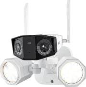 Floodlight F750W - 4K 180° Panoramik Çift Lensli WiFi Güvenlik Kamerası