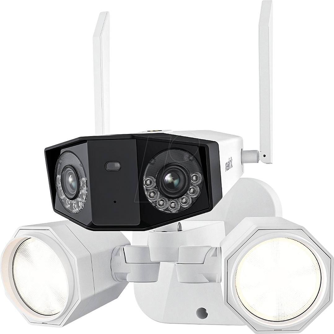 Floodlight WiFi - 4K 180° Panoramik Çift Lensli Kablosuz Güvenlik Kamerası